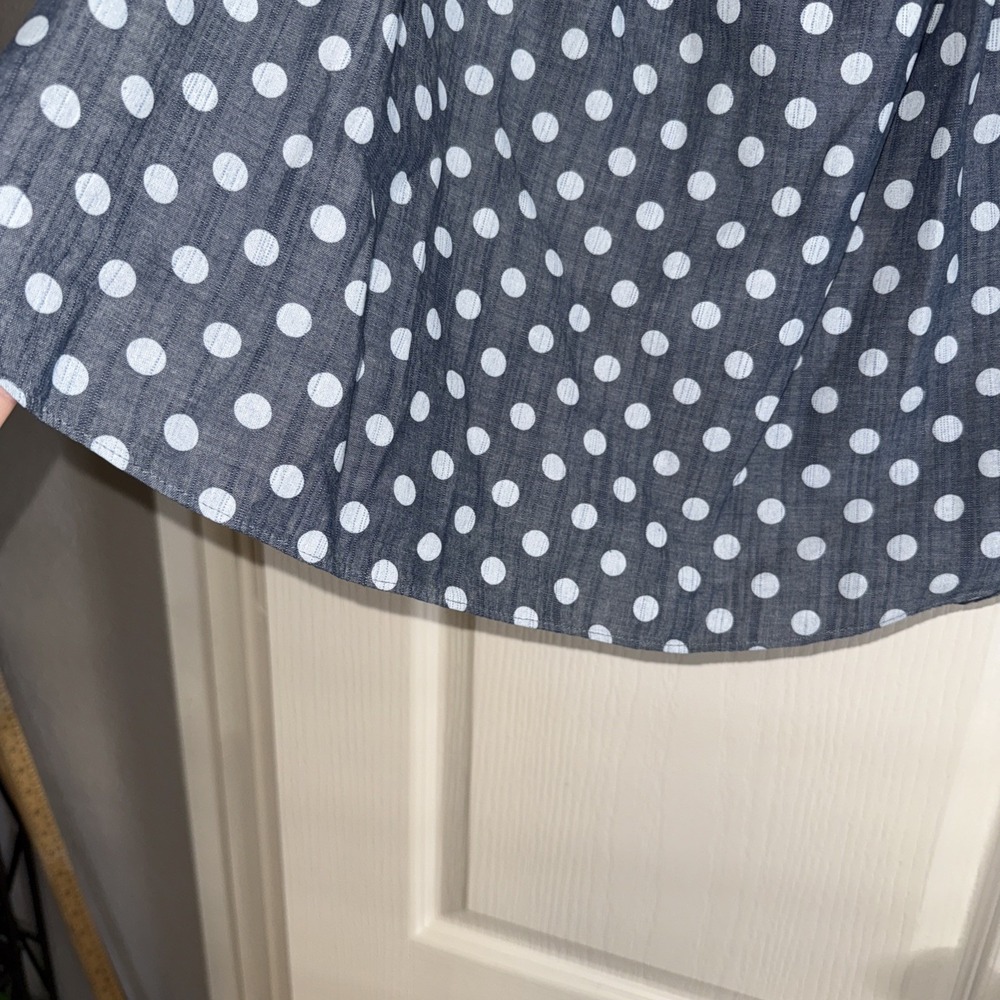 Mm Mm Mm Shirt Size L Polkadots Off Shoulder Looks‎ Runs SmallNew 4906